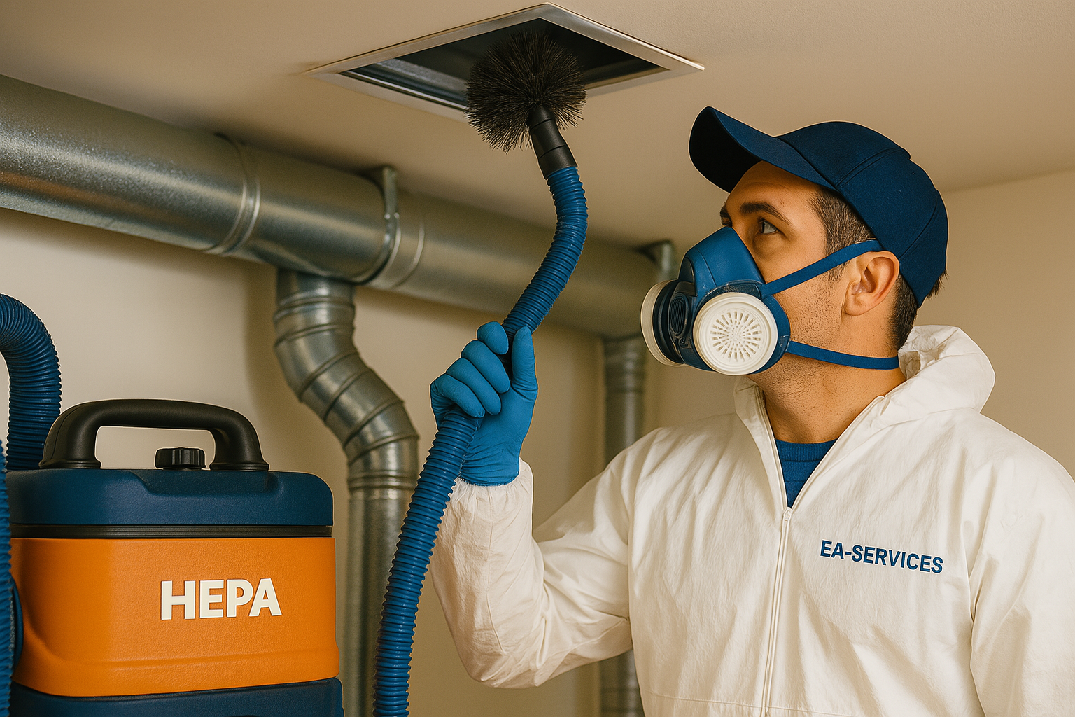 Professional air duct cleaning service in Isleta